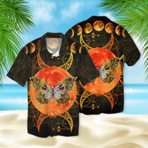 Skull Butterfly 3D Hawaiian Shirt  - Thelegend59