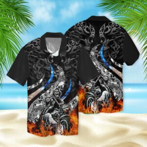 Skull Fight 3D Hawaiian Shirt  - Thelegend59