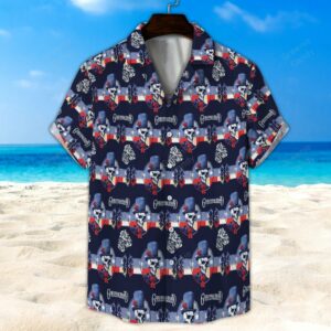 Skull Magician All Over Print 3D Hawaiian Shirt And Beach Short  - Thelegend59
