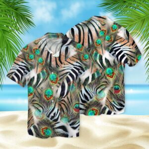 Skull Pattern 3D Hawaiian Shirt  - Thelegend59