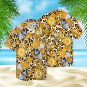 Skull Seamless Pattern 3D Hawaiian Shirt  - Thelegend59