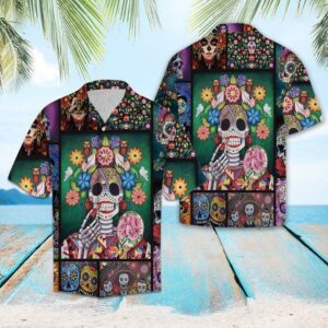 Skull Sugar Hawaiian Shirt  - Thelegend59