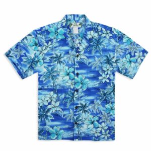 Sky Blue Blue Amazing Design Hawaiian Shirt  - Thelegend59