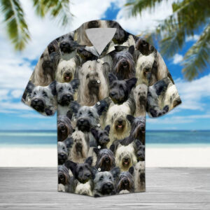 Skye Terrier Black High Quality Hawaiian Shirt  - Thelegend59