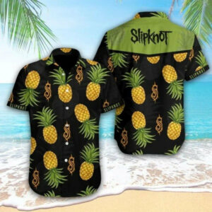 Slipknot - Slipknot Music Band Summer Fan Gift Hawaiian Graphic Print Short Sleeve  - Thelegend59