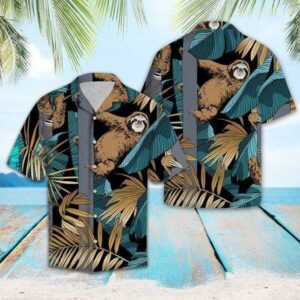 Sloth Hawaiian Shirt  Unisex  Full Size  Adult  Colorful  - Thelegend59