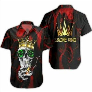 Smoke King Weed Hawaiian Shirt  - Thelegend59