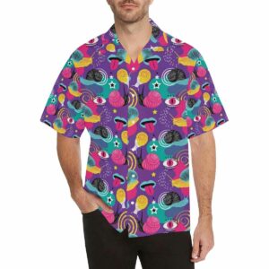 Snail Pattern Print Design 02 Mens All Over Print Hawaiian Shirt  - Thelegend59