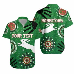 South Sydney Rabbitohs Indigenous Hawaiian Shirt Country Style  - Thelegend59