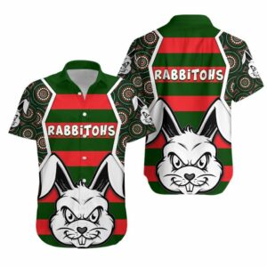 South Sydney Rabbitohs Indigenous Hawaiian Shirt Th5  - Thelegend59