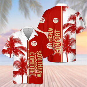 Southern Comfort Palm Tree All Over Print 3D Aloha Summer Beach Hawaiian Shirt  - Thelegend59