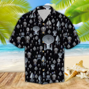 Spaceship Hawaiian Shirt  - Thelegend59