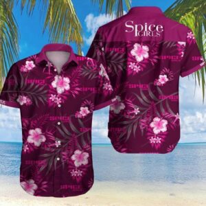Spice Girl Hawaiian Graphic Print Short Sleeve  - Thelegend59