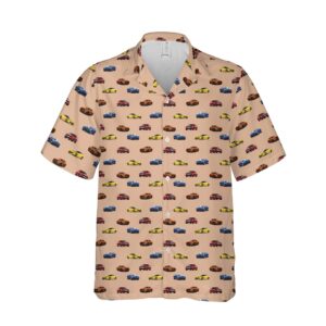 Sport Cars Seamless Pattern Hawaiian Shirt  - Thelegend59