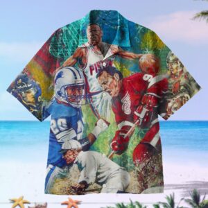 Sports Painting Art Hawaiian Shirt  - Thelegend59
