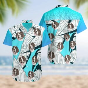 St Bernards Blue Awesome Hawaiian Shirt  - Thelegend59