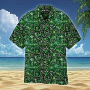 St Patrick'S Day Green Beer Shamrock Hawaiian Shirts Pn303072Lb - For Men And Women - Kids  - Thelegend59