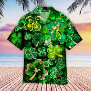 St Patrick'S Day Green Shamrock Hawaiian Shirts Pn303084Lb - For Men And Women - Kids  - Thelegend59