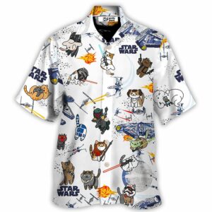 Star Wars Cats - Hawaiian Shirt - For Men And Women - Kids  - Thelegend59