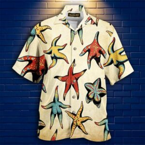 Starfish Sea Sexy Body Hawaiian Unisex Aloha Hawaiian Shirtss  - Thelegend59