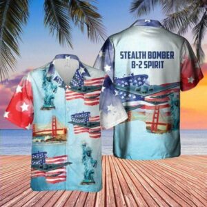 Stealth Bomber B-2 Spirit Hawaiian Shirt  - Thelegend59