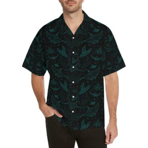 Stingray Pattern Print Design 02 Men'S All Over Print Hawaiian Shirt  - Thelegend59
