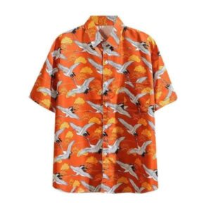Stork Orange Hawaiian Shirt  - Thelegend59