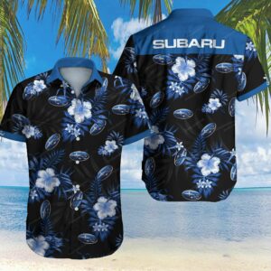 Subaru Hawaiian Graphic Print Short Sleeve  - Thelegend59