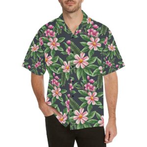 Summer Floral Pattern Print Design Sf0 Hawaiian Shirt  - Thelegend59
