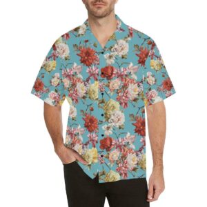 Summer Floral Pattern Print Design Sf Hawaiian Shirt  - Thelegend59