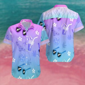 Summer Purple High Quality Hawaiian Shirt  - Thelegend59