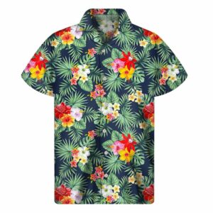 Summer Tropical Hawaii Pattern Print Men'S Short Sleeve Hawaiian Shirts  - Thelegend59