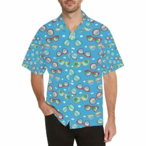 Sun Glasses Pattern Print Design 03 Mens All Over Print Hawaiian Shirt  - Thelegend59