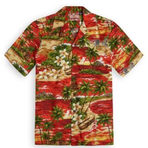 Sundowner Red Awesome Design Hawaiian Shirt  - Thelegend59