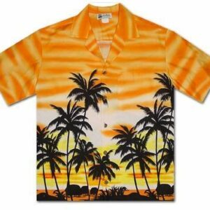 Sunset Glow Orangehawaiian Shirt Made In Hawaii - Summer Hawaiian Shirts - Beach Hawaiian Shirtss  - Thelegend59