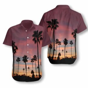 Sunset Venice Beach 2607 Hawaiian Shirt  - Thelegend59