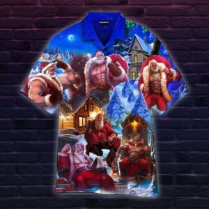 Superhero Santa Claus Will Come Save You On Christmas Night Hawaiian Shirt For Men Wome  - Thelegend59