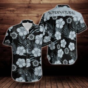 Supernatural Tropical Flower Short Sleeve Hawaiian Shirt  - Thelegend59