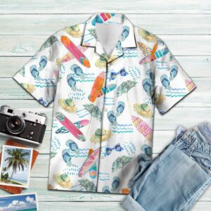 Surf Colorful Multicolor Unique Design Hawaiian Shirt  - Thelegend59
