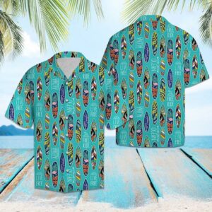 Surfboard Ocean Hawaiian Shirt  - Thelegend59