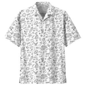 Surfing White High Quality Unisex Hawaiian Shirt  - Thelegend59