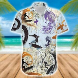 Surfing Is My Life Hawaiian Aloha Hawaiian Shirtss  - Thelegend59
