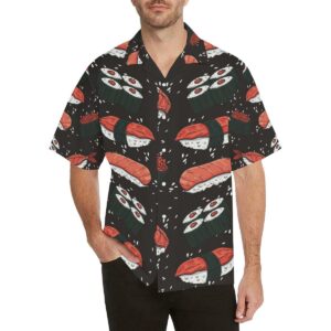 Sushi Theme Pattern Men'S All Over Print Hawaiian Shirt  - Thelegend59