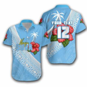 Suva Rugby Hawaiian Shirt N Fiji Style  - Thelegend59