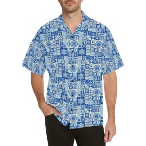 Swedish Print Pattern Hawaiian Shirt  - Thelegend59