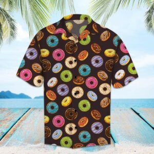 Sweet Doughnut Tropical Hawaiian Aloha Hawaiian Shirts  - Thelegend59