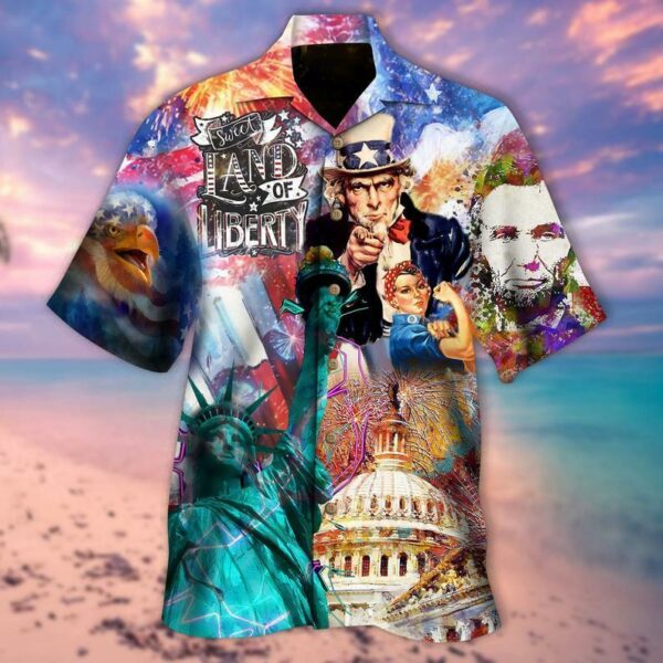 Sweet Land Of Liberty Hawaiian Shirt  - Thelegend59