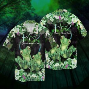 Sweet Love Frog Hawaiian Shirt  - Thelegend59