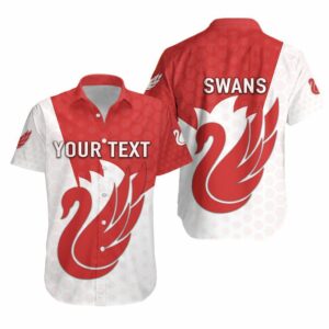 Sydney Hawaiian Shirt Swans  - Thelegend59
