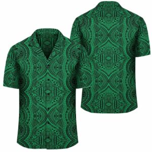 Symmetry Green Hawaiian Shirt  - Thelegend59